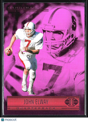 2022 Panini Chronicles Draft Picks - Illusions #15 John Elway Pink