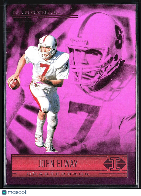 2022 Panini Chronicles Draft Picks - Illusions #15 John Elway Pink