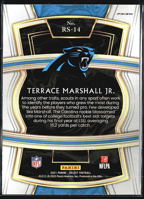2021 Panini Select Rookie Selections Terrace Marshall Jr. #RS-14