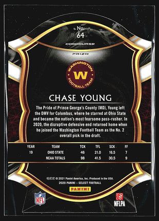 2020 Panini Select - Concourse #64 Chase Young (RC)