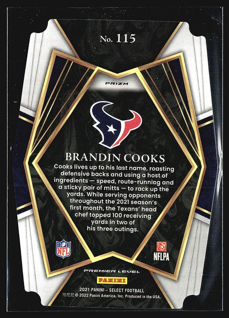 2021 Panini Select - Premier Level #115 Brandin Cooks