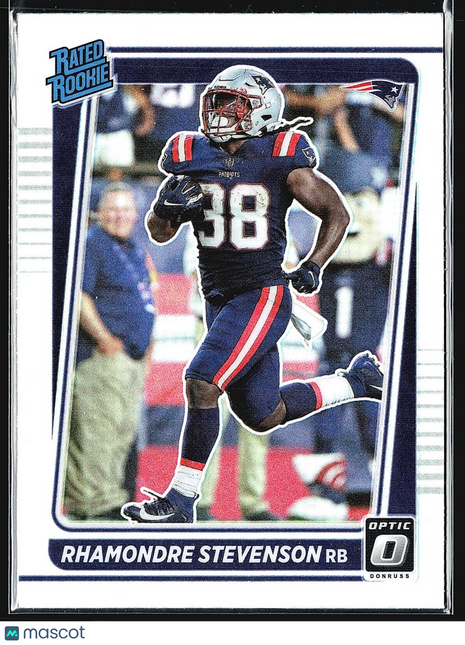 2021 Donruss Rhamondre Stevenson #237