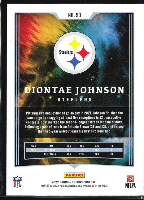 2022 Panini Origins - #93 Diontae Johnson