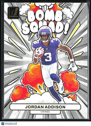 2023 Donruss Bomb Squad Jordan Addison #BS-13