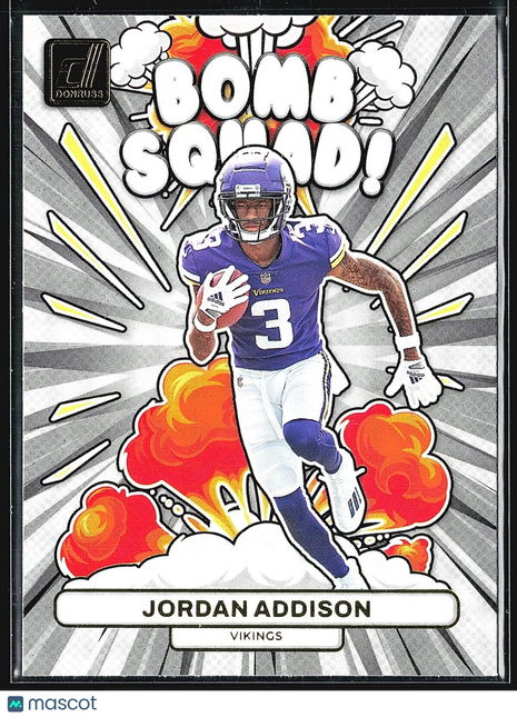 2023 Donruss Bomb Squad Jordan Addison #BS-13