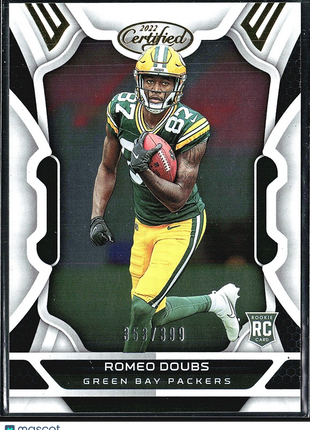 2022 Panini Certified Romeo Doubs Rc #134 /399