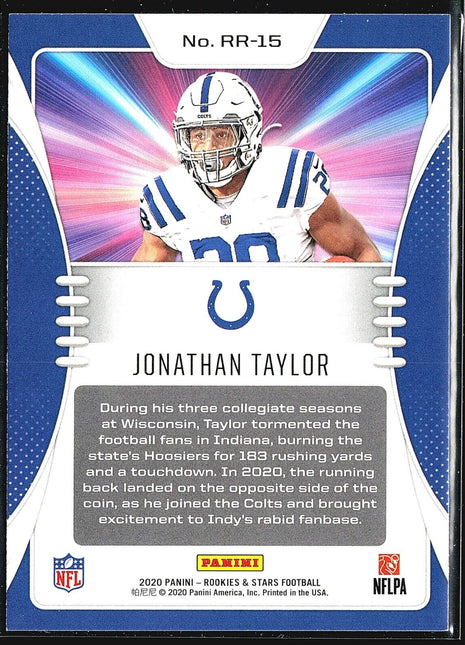 2020 Panini Rookies & Stars - Rookie Rush #RR-15 Jonathan Taylor (RC)