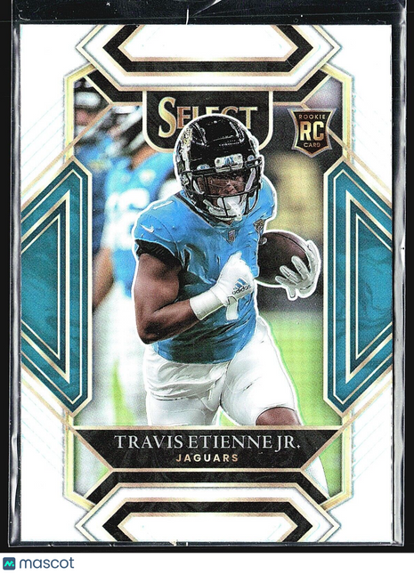 2021 Panini Select - Club Level Silver Prizm #254 Travis Etienne (RC)