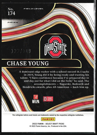 2022 Panini Select Draft Picks - Field Level #174 Chase Young /149
