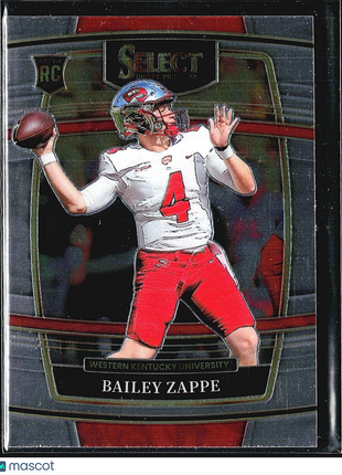 2022 Panini Select Draft Picks Rc Bailey Zappe #10