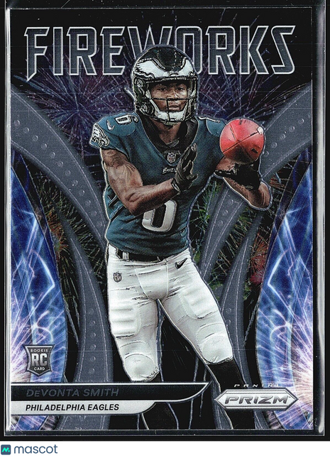 2021 Panini Prizm - Fireworks #F-12 Devonta Smith (RC)