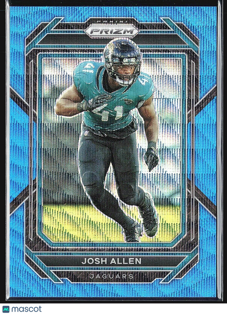 2022 Panini Prizm - Blue Wave Prizm #136 Josh Allen /199