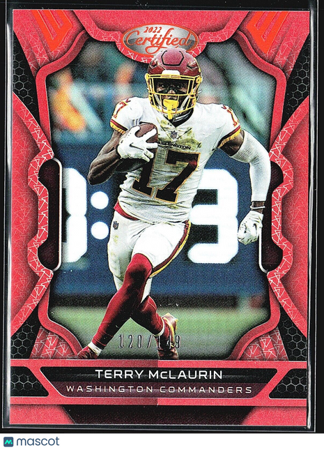 2022 Panini Certified - Mirror Orange #100 Terry McLaurin /149