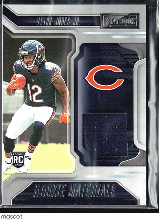 2022 Panini Playbook - Rookie Materials #RM-35 Velus Jones Jr. (MEM, RC)