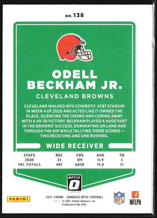 2021 Donruss Optic Odell Beckham Jr. #138