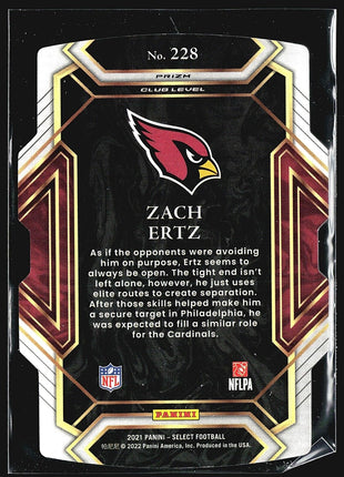 2021 Panini Select - Club Level #228 Zach Ertz
