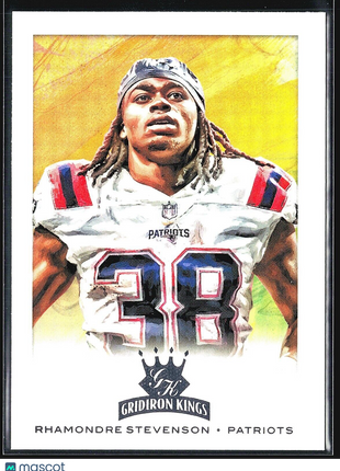 2021 Panini Chronicles - Gridiron Kings #GK-18 Rhamondre Stevenson (RC)