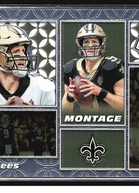 2020 Panini Mosaic - Montage #M23 Drew Brees