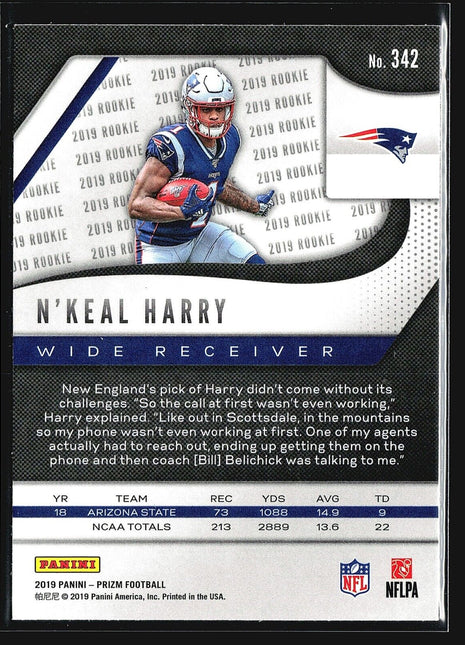 2019 Panini Prizm N'Keal Harry #342