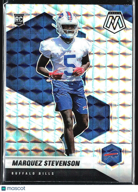 2021 Panini Mosaic Silver Rookies #390 Marquez Stevenson (RC)