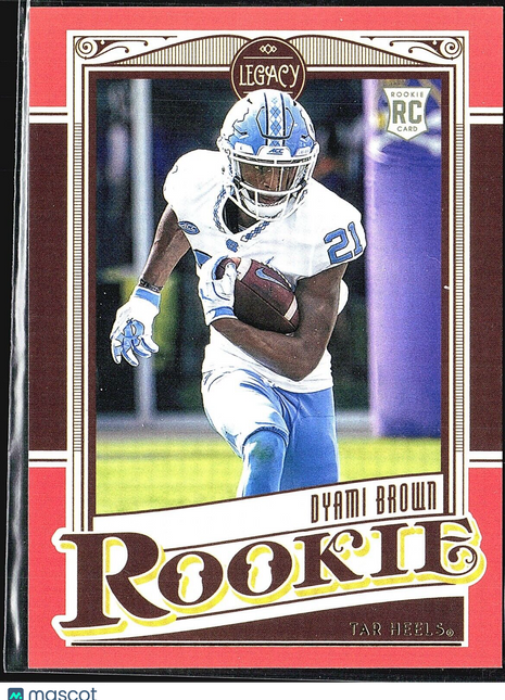 2021 Panini Legacy Orange /199 Dyami Brown #196