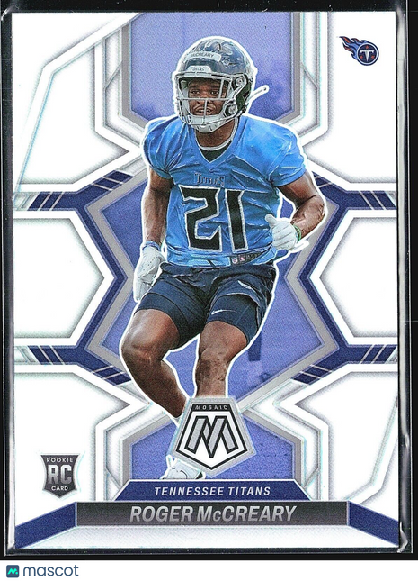 2022 Panini Mosaic Silver Rookies #381 Roger McCreary (RC)