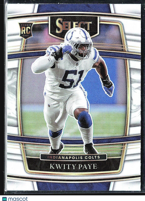2021 Panini Select Silver Concourse #87 Kwity Paye (RC)