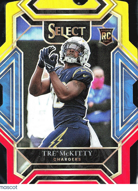 2021 Panini Select - Club Level #293 Tre' McKitty (RC)
