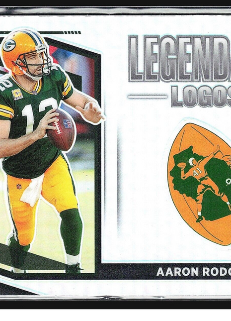 2021 Panini Optic Legendary Logos Aaron Rodgers #LL-8