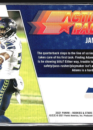 2021 Panini Rookies & Stars - Action Packed #AP-7 Jamal Adams /49