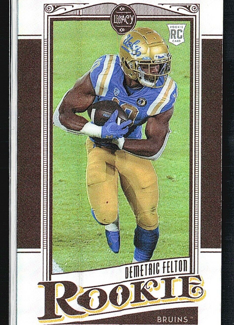 2021 Panini Legacy Mini Rookies #195 Demetric Felton (RC)