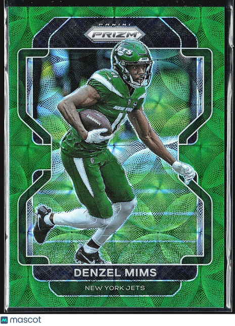 2021 Panini Prizm Green scope #85 Denzel Mims /75