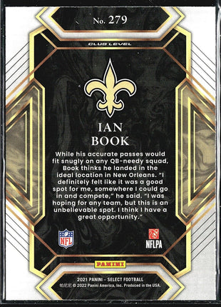 2021 Panini Select - Club Level #279 Ian Book (RC)