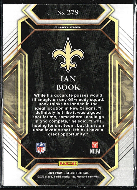 2021 Panini Select - Club Level #279 Ian Book (RC)