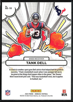 2023 Donruss Bomb Squad Tank Dell #BS-18
