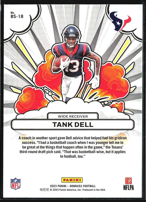 2023 Donruss Bomb Squad Tank Dell #BS-18