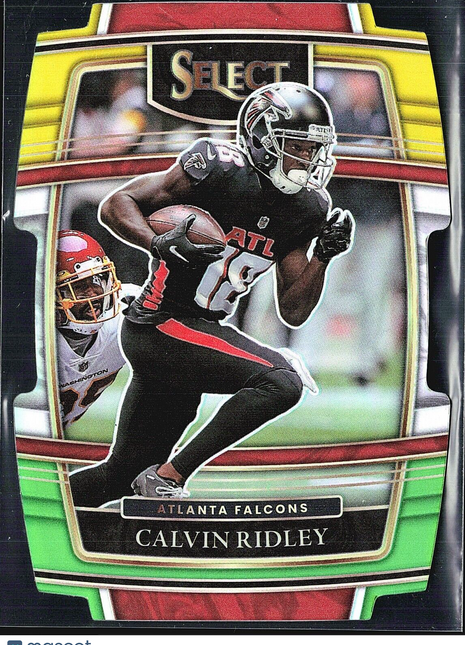 2021 Panini Select - Concourse Silver Prizm Die-Cut #4 Calvin Ridley