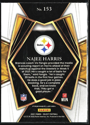 2021 Panini Select - Premier Level #153 Najee Harris (RC)
