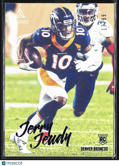 2020 Panini Chronicles - Luminance Update Rookies #205 Jerry Jeudy (RC) Blue /99