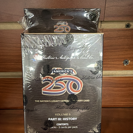 Historic Autographs 2026 America's 250th Volume 5 Part III: History Box