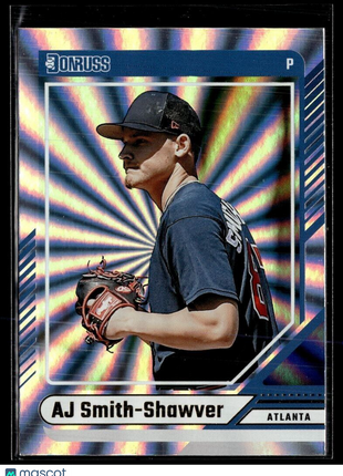 2024 DONRUSS LASER AJ SMITH SHAWVER BRAVES