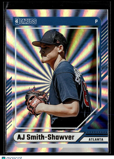 2024 DONRUSS LASER AJ SMITH SHAWVER BRAVES