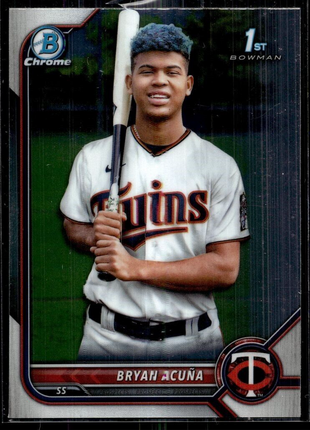 2022 BOWMAN CHROME 1ST BCP-151 Bryan Acuna Minnesota Twins