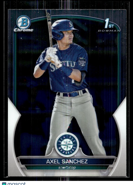 2023 BOWMAN CHROME 1ST BCP-73 Axel Sanchez Seattle Mariners
