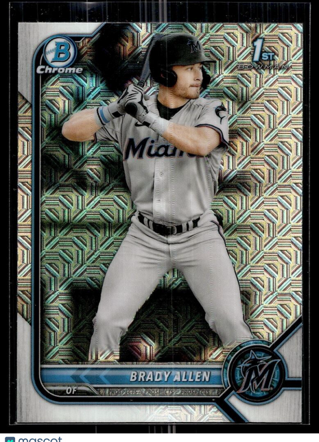 2022 BOWMAN CHROME MEGA BOX BCP-36 Brady Allen Miami Marlins 1st