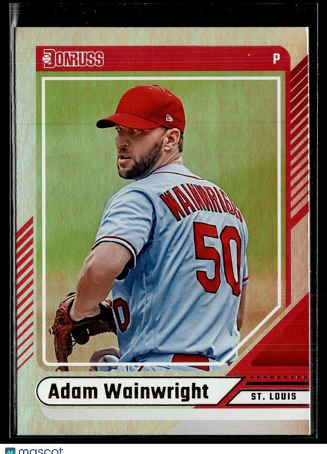 2024 DONRUSS FOIL ADAM WAINWRIGHT CARDINALS