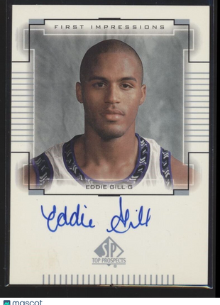 1999-00 SP TOP PROSPECTS FIRST IMPRESSIONS AUTO EDDIE GILL