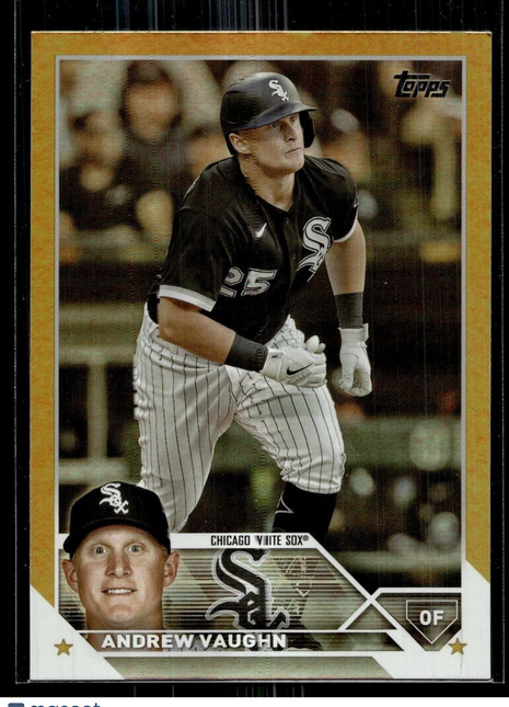 2023 TOPPS GOLD RAINBOW FOIL ANDREW VAUGHN WHITE SOX