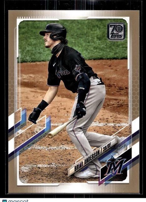 2021 TOPPS GOLD /2021 BRIAN ANDERSON MARLINS