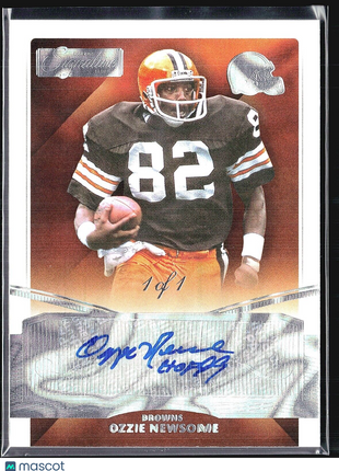 2015 Panini Prime Signatures Ozzie Newsome #147 1/1 Auto